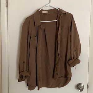 Flowy button up shirt